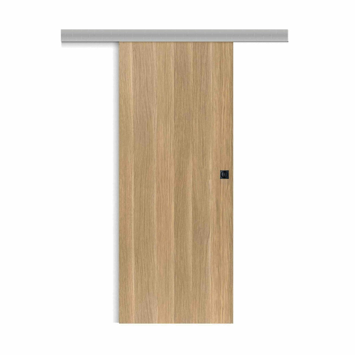 Porte coulissante applique Matild avec serrure