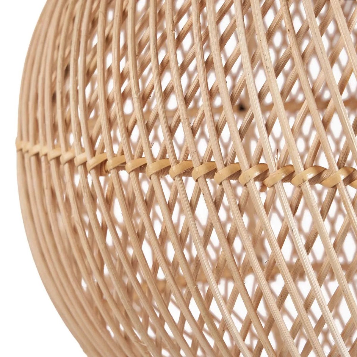 Suspension Boule Rotin 50 cm
