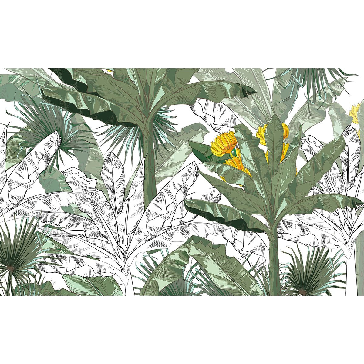 Papier peint panoramique - Jungle