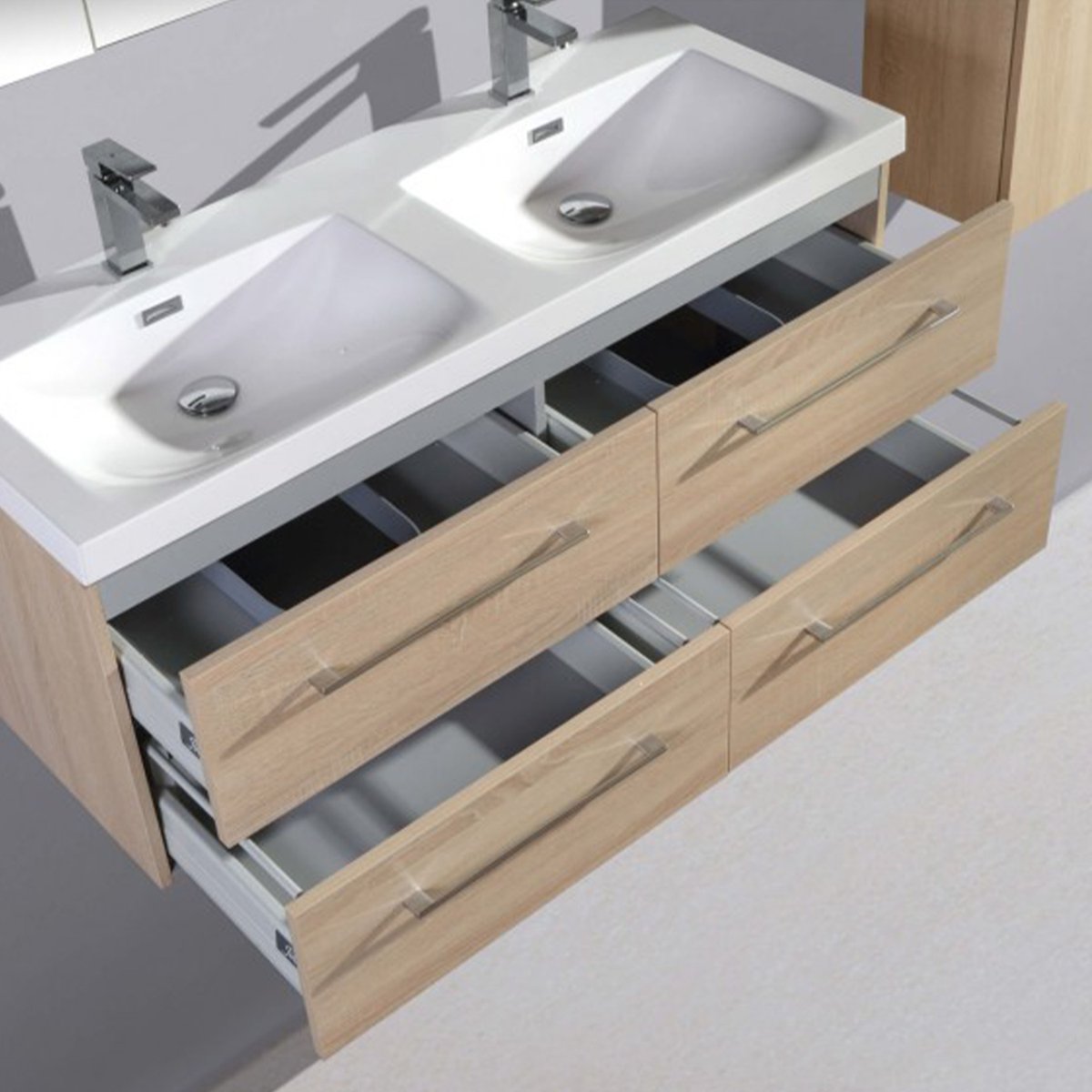 Siphon de lavabo réglable pour salle de bain