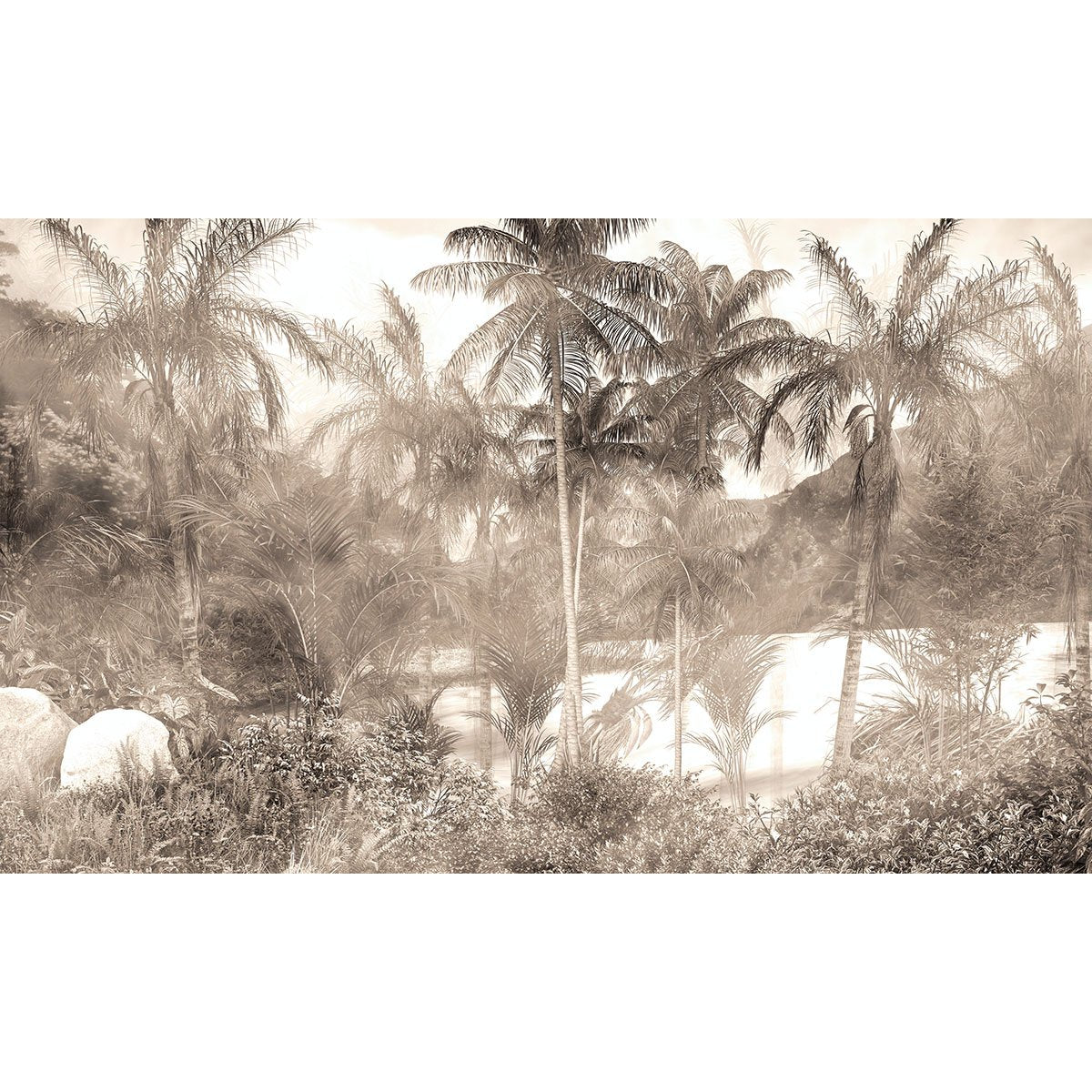 Papier peint panoramique - Forêt tropicale