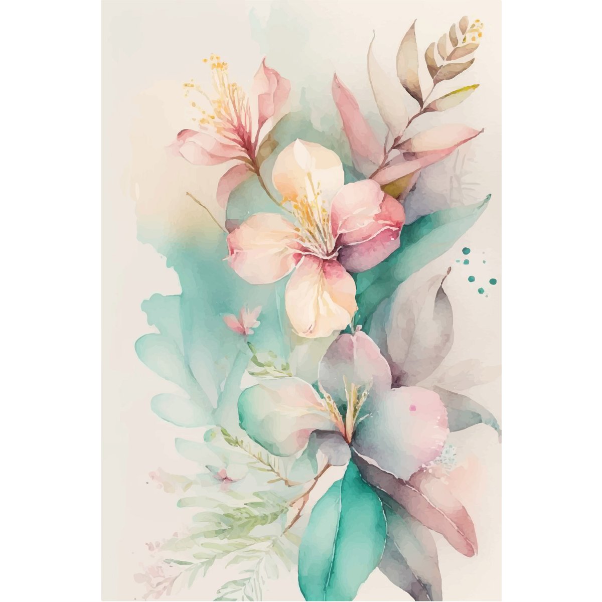 Papier peint panoramique - Fleurs