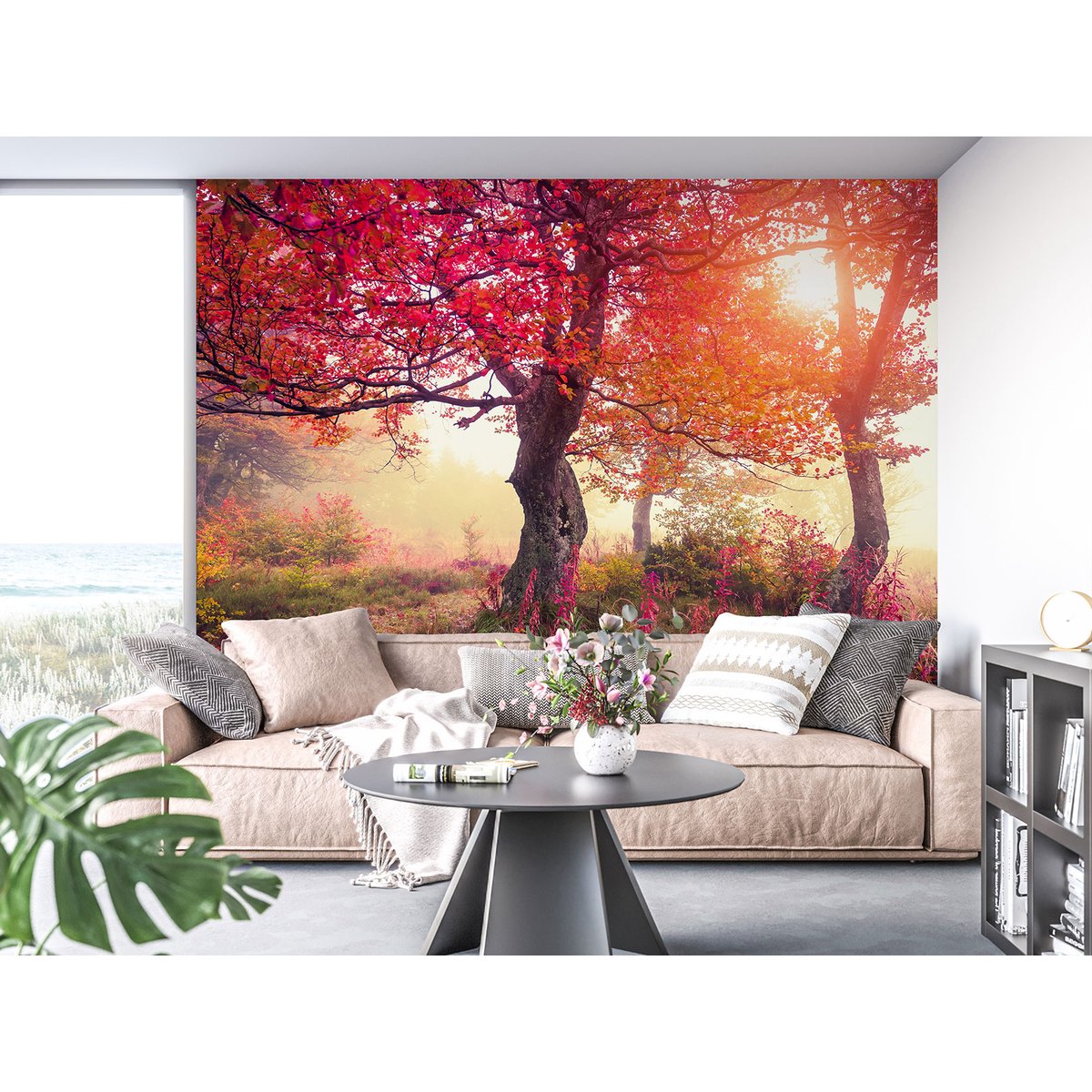 Papier peint panoramique - Arbres Automne
