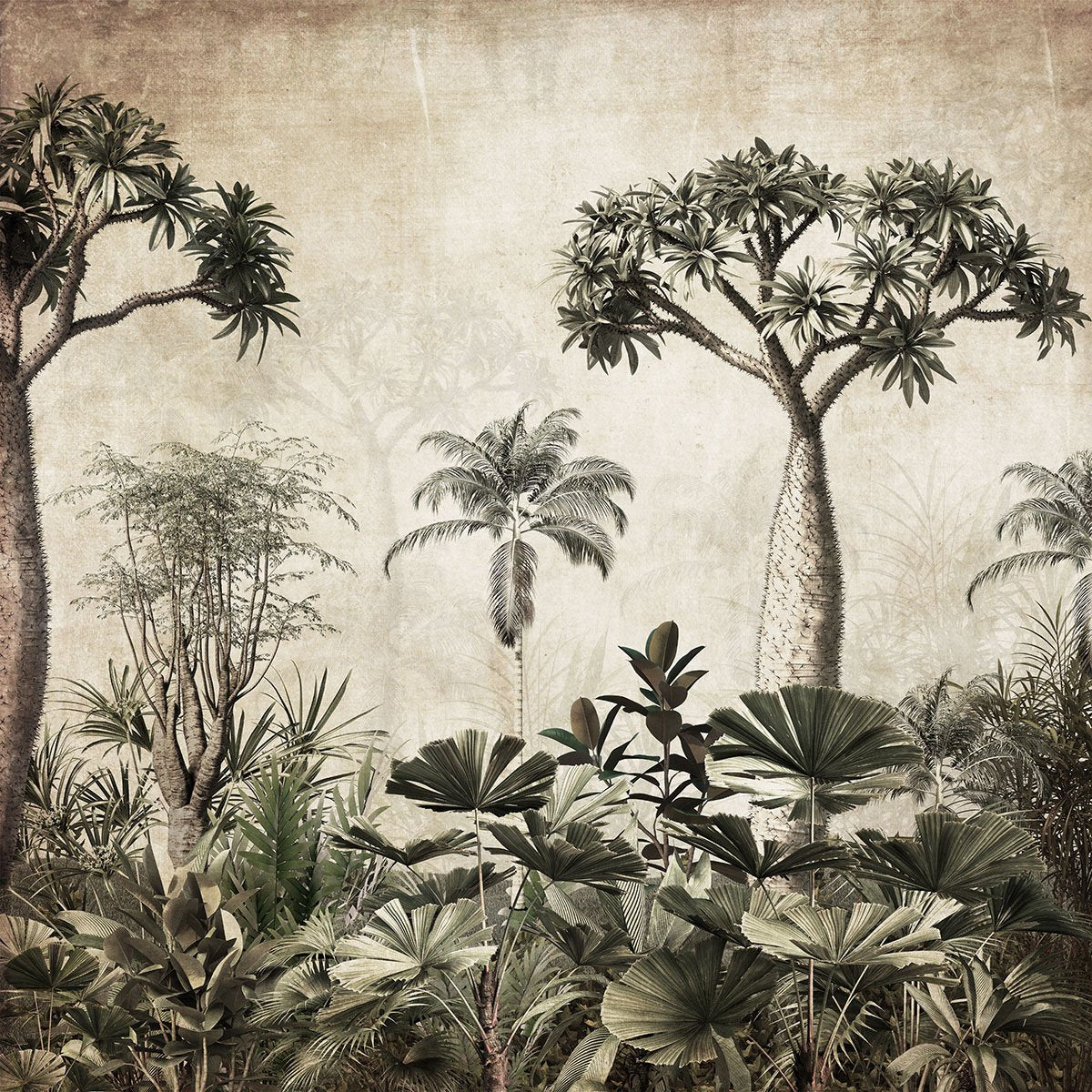 Papier peint panoramique - Forêt Tropicale