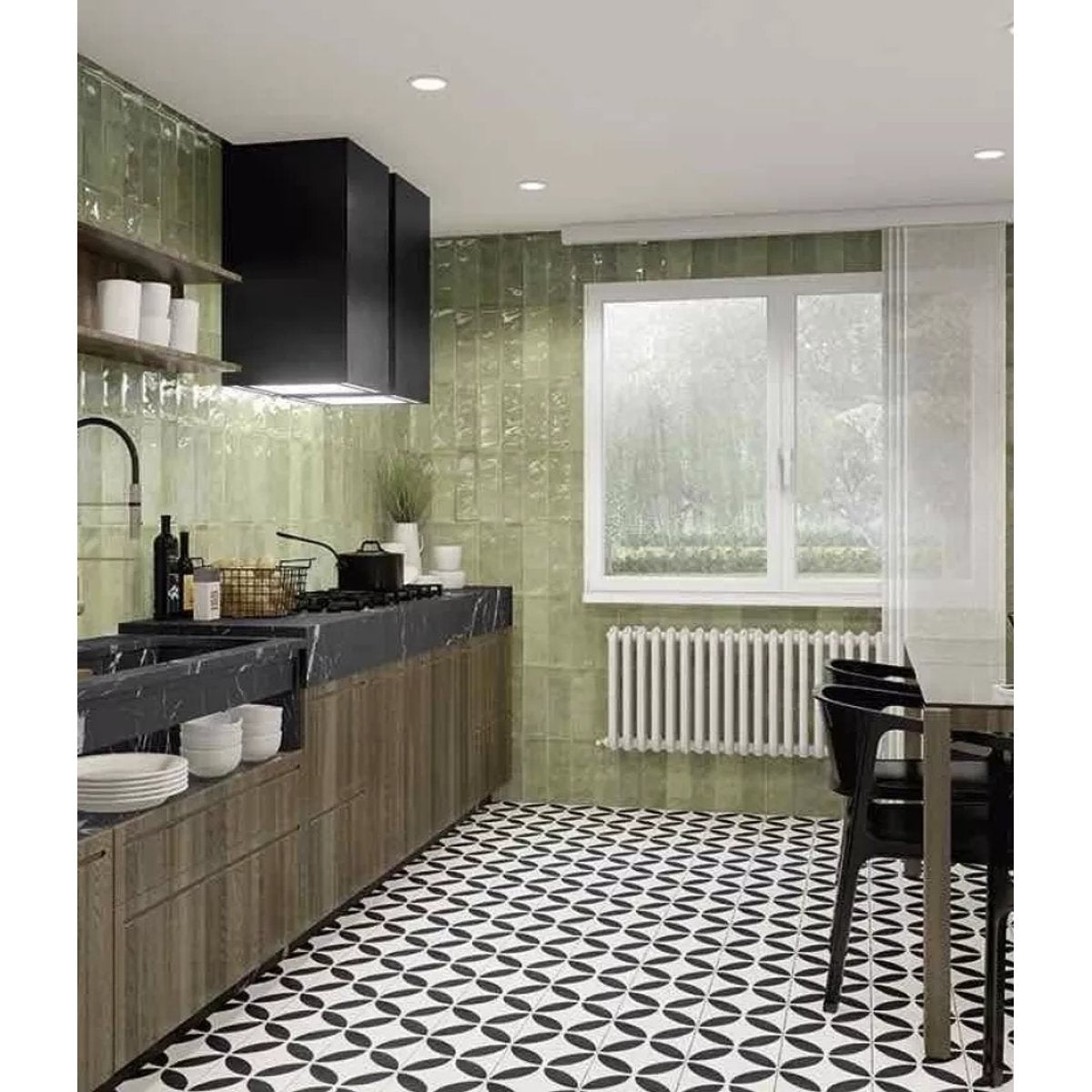 Carrelage Zellige Vert CINQUE TERRE Emerald