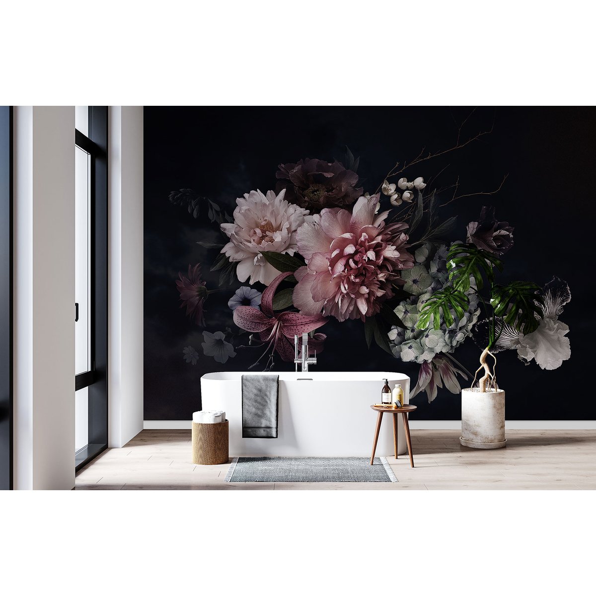 Papier peint panoramique - Pivoines