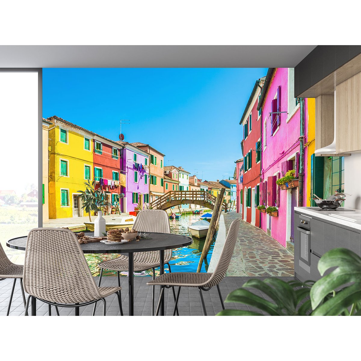 Papier peint panoramique - Ile de Burano