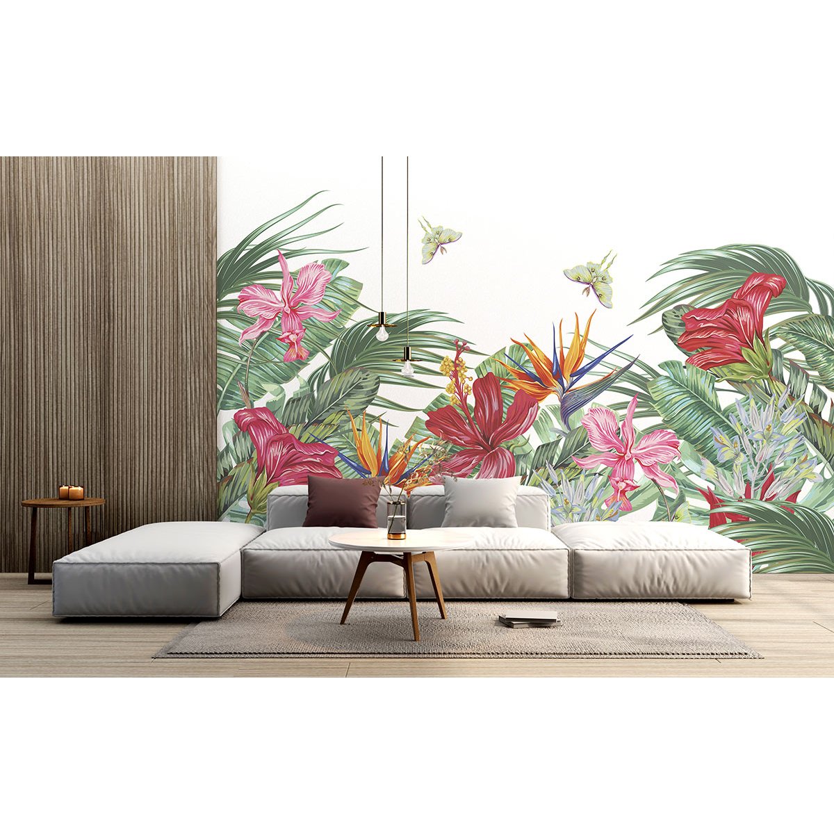 Papier peint panoramique - Plantes tropicales