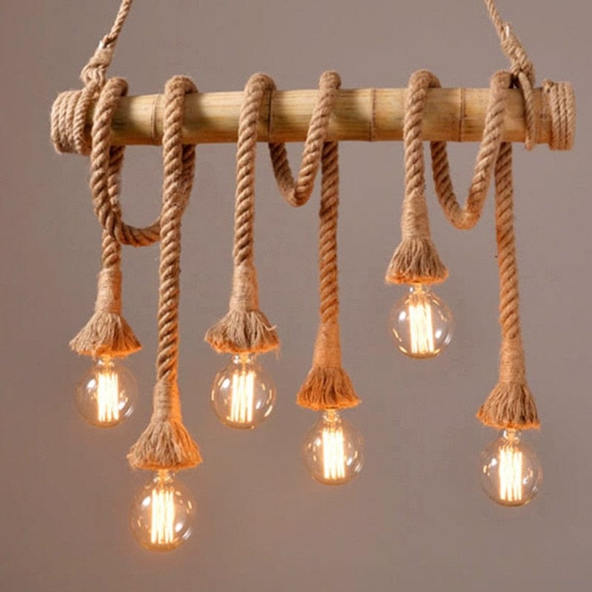 Lampe Suspendue Bambou