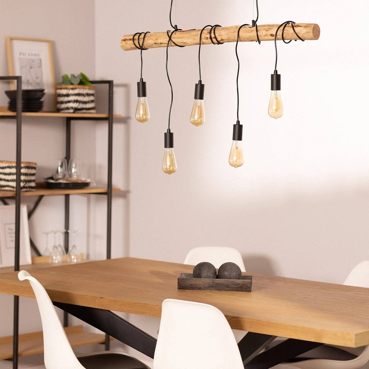 Suspension Ilot Cuisine Bois