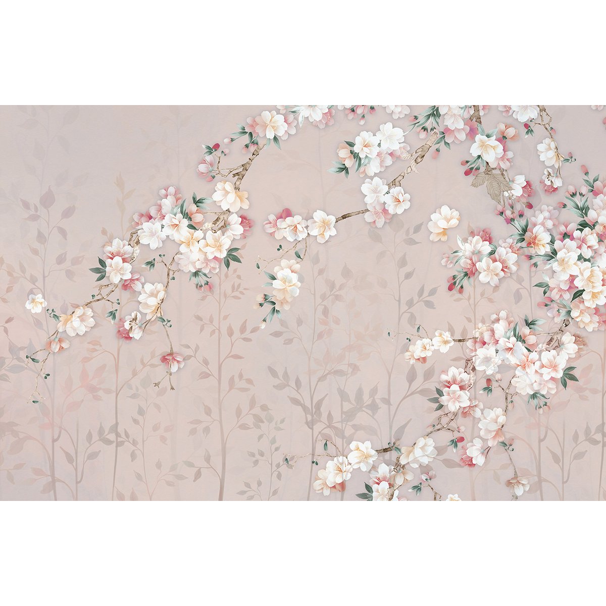 Papier peint panoramique - Fleurs