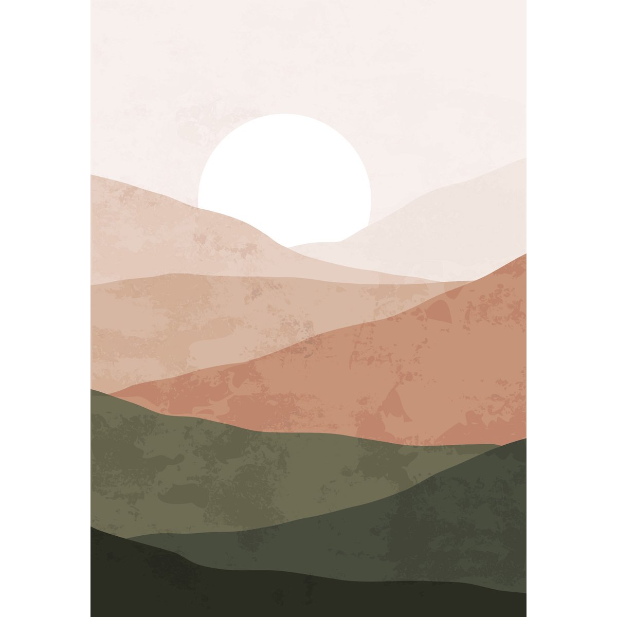 Papier peint panoramique - Paysage Boho
