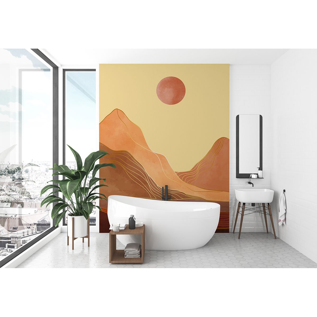 Papier peint panoramique - Paysage Boho
