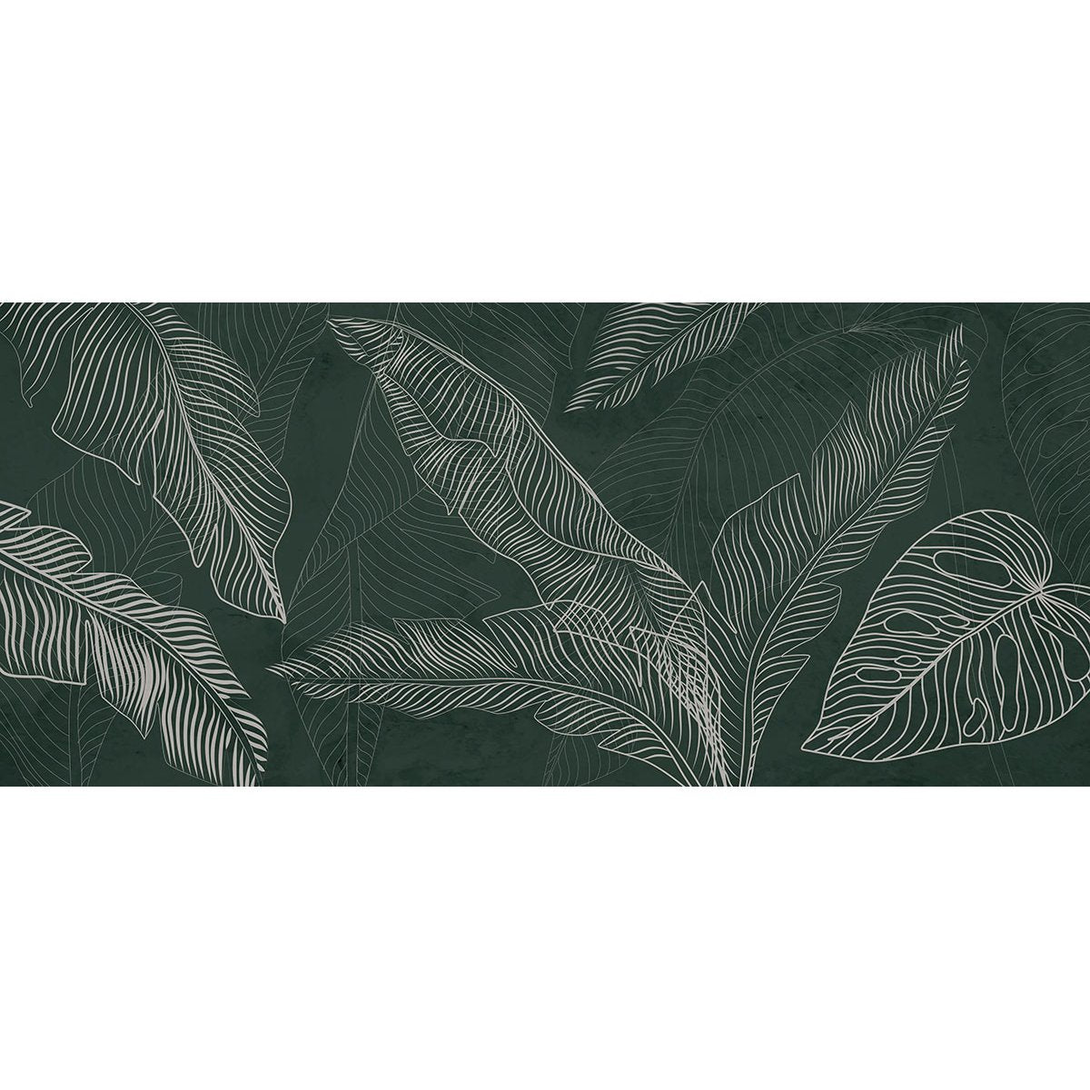 Papier peint panoramique - Feuilles tropicales