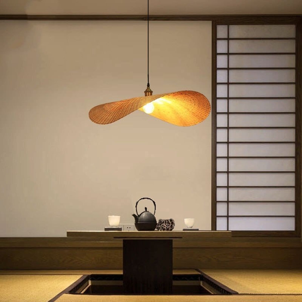 Suspension Bambou Salon