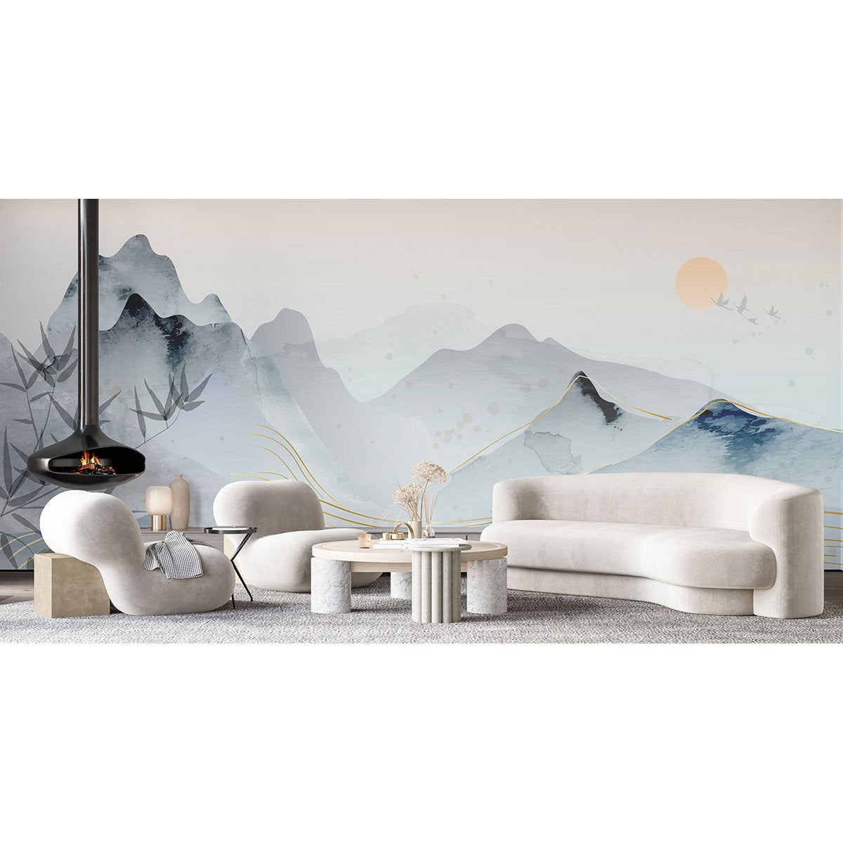 Papier peint panoramique - Paysage Design