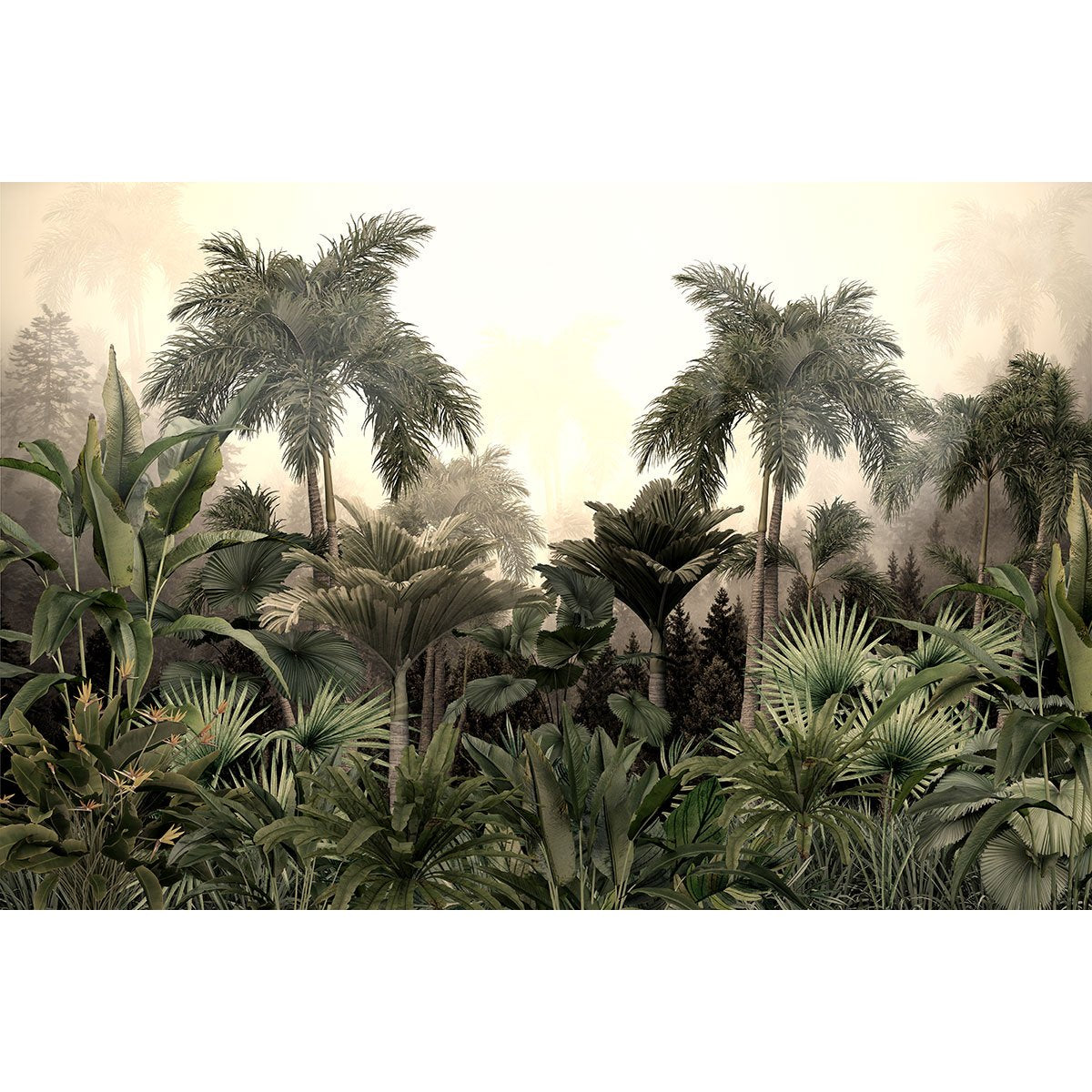 Papier peint panoramique - Forêt tropicale