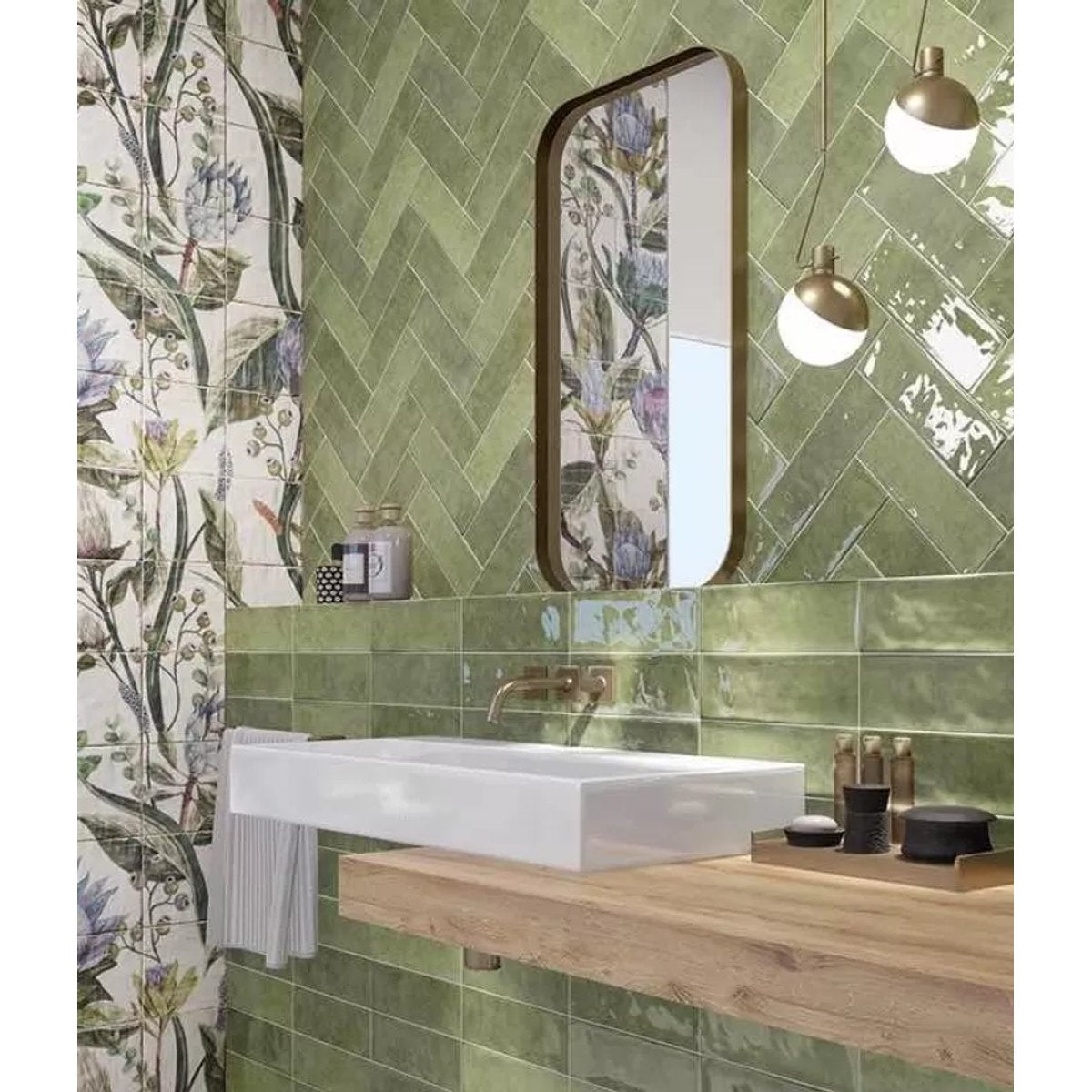 Carrelage Zellige Vert CINQUE TERRE Emerald