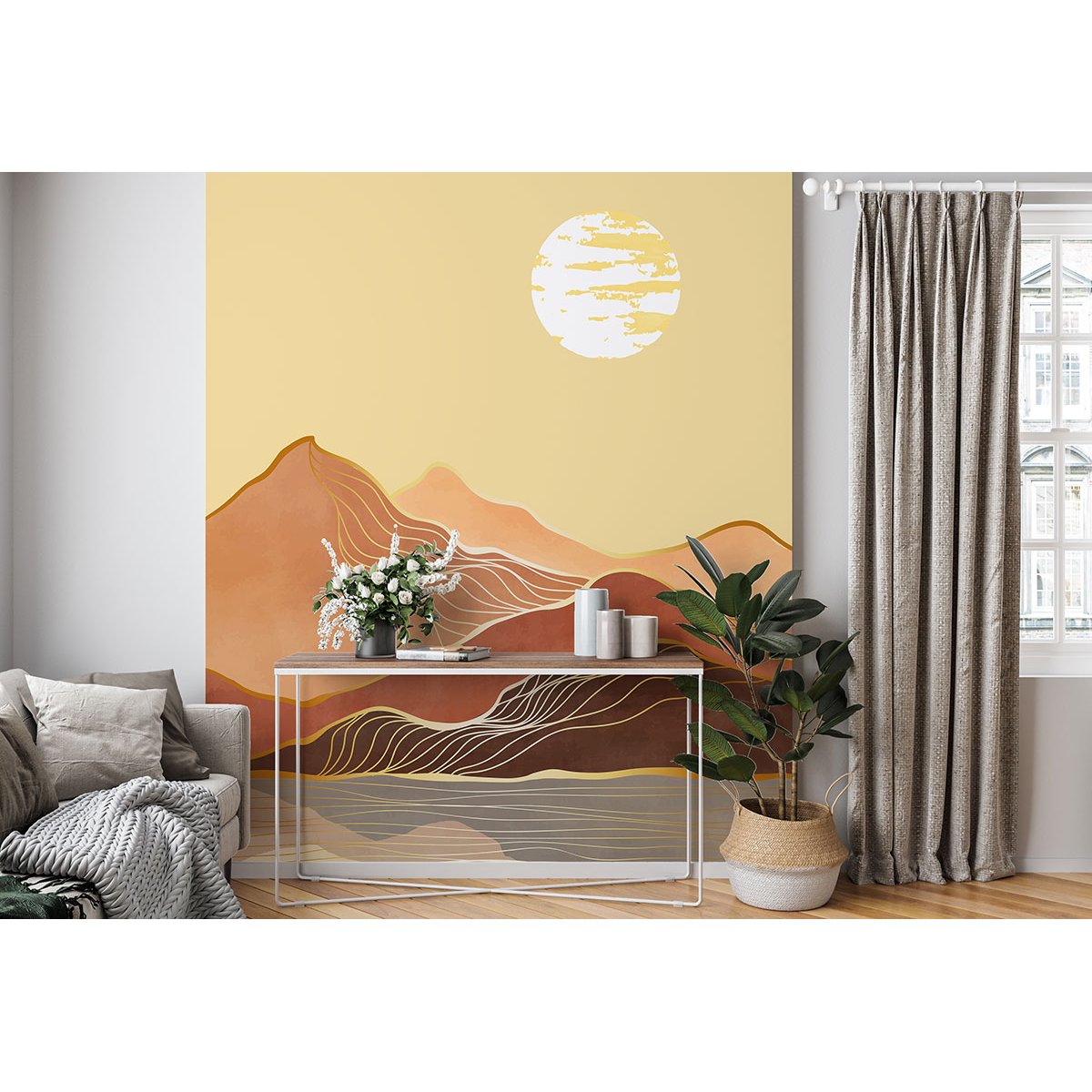 Papier peint panoramique - Paysage Boho