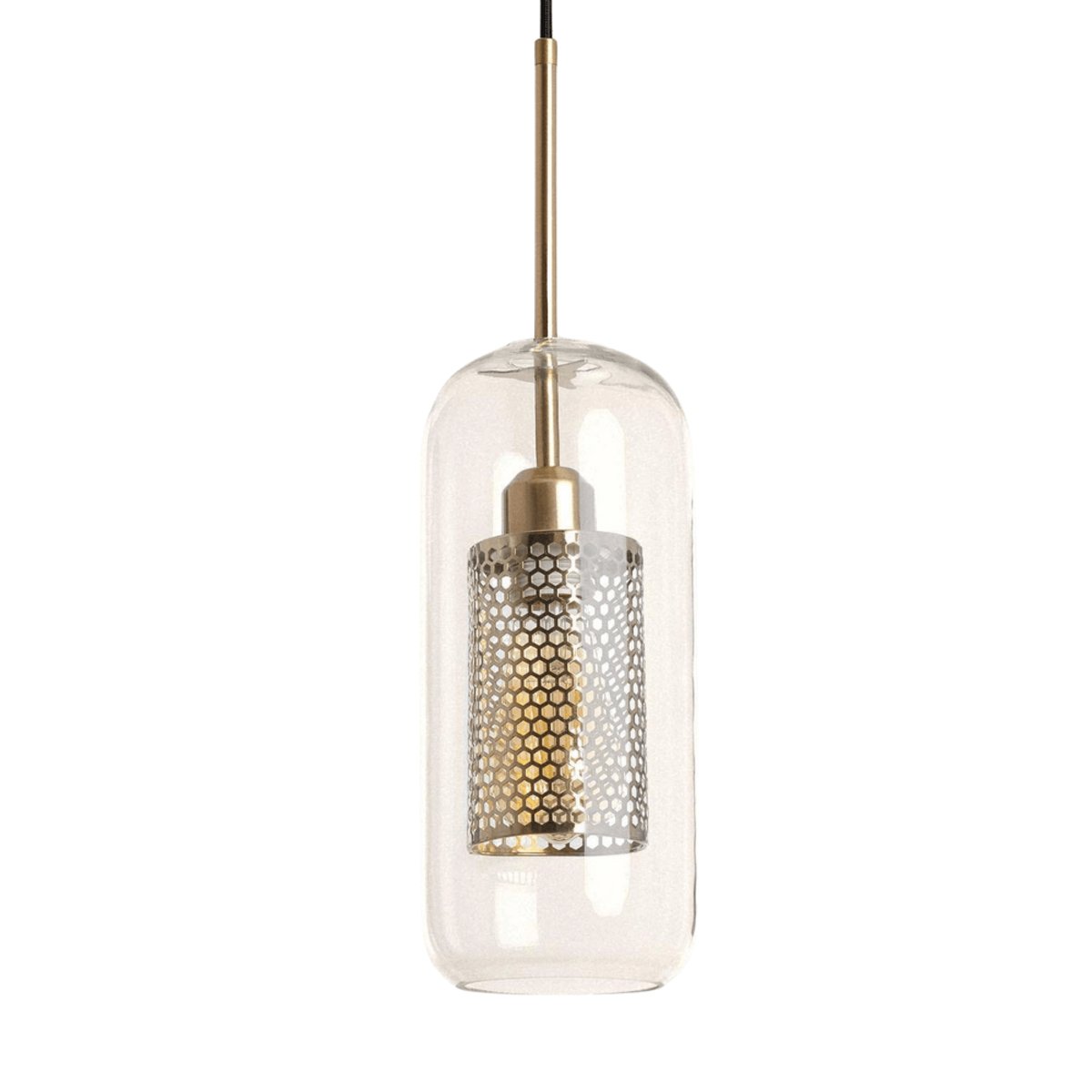 Suspension Cylindre Verre