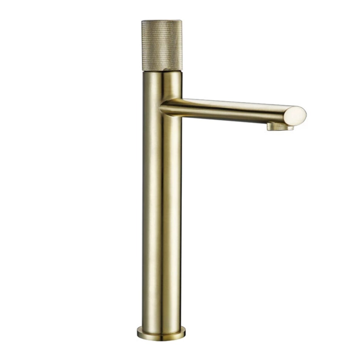 Mitigeur de salle de bain or brossé