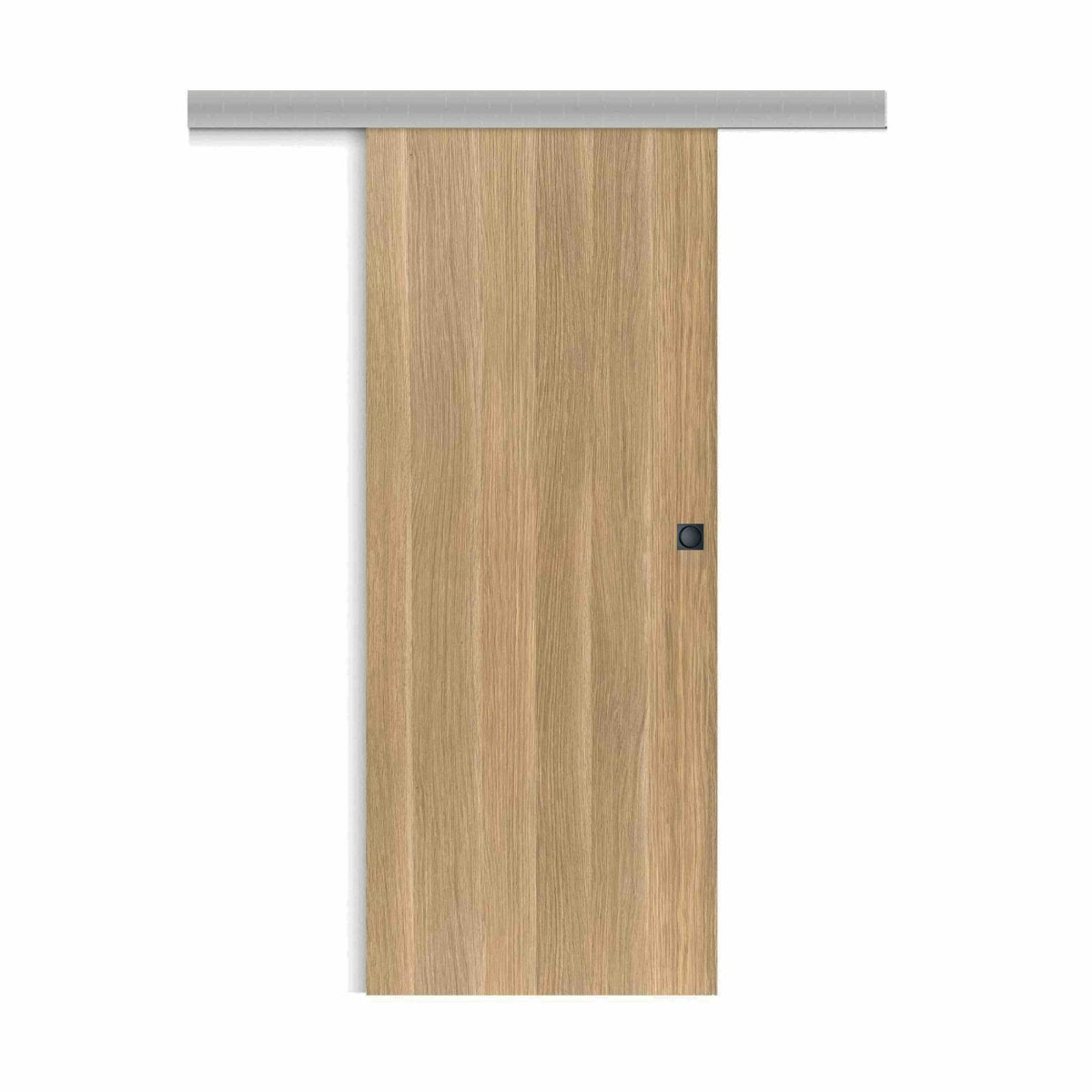 Porte coulissante applique Matild avec serrure