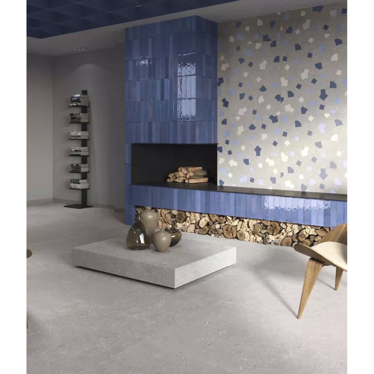 Carrelage Effet Terrazzo AMA 60x60 Rectifié Cenere