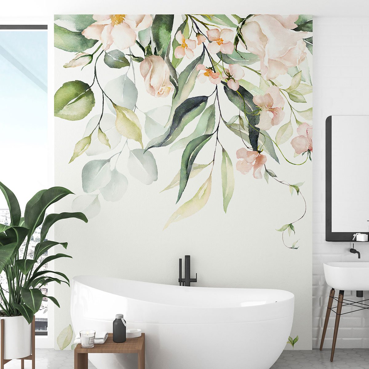 Papier peint panoramique - Fleurs