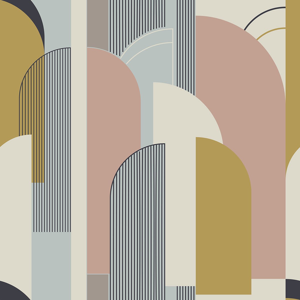 Papier peint panoramique - Arches Design