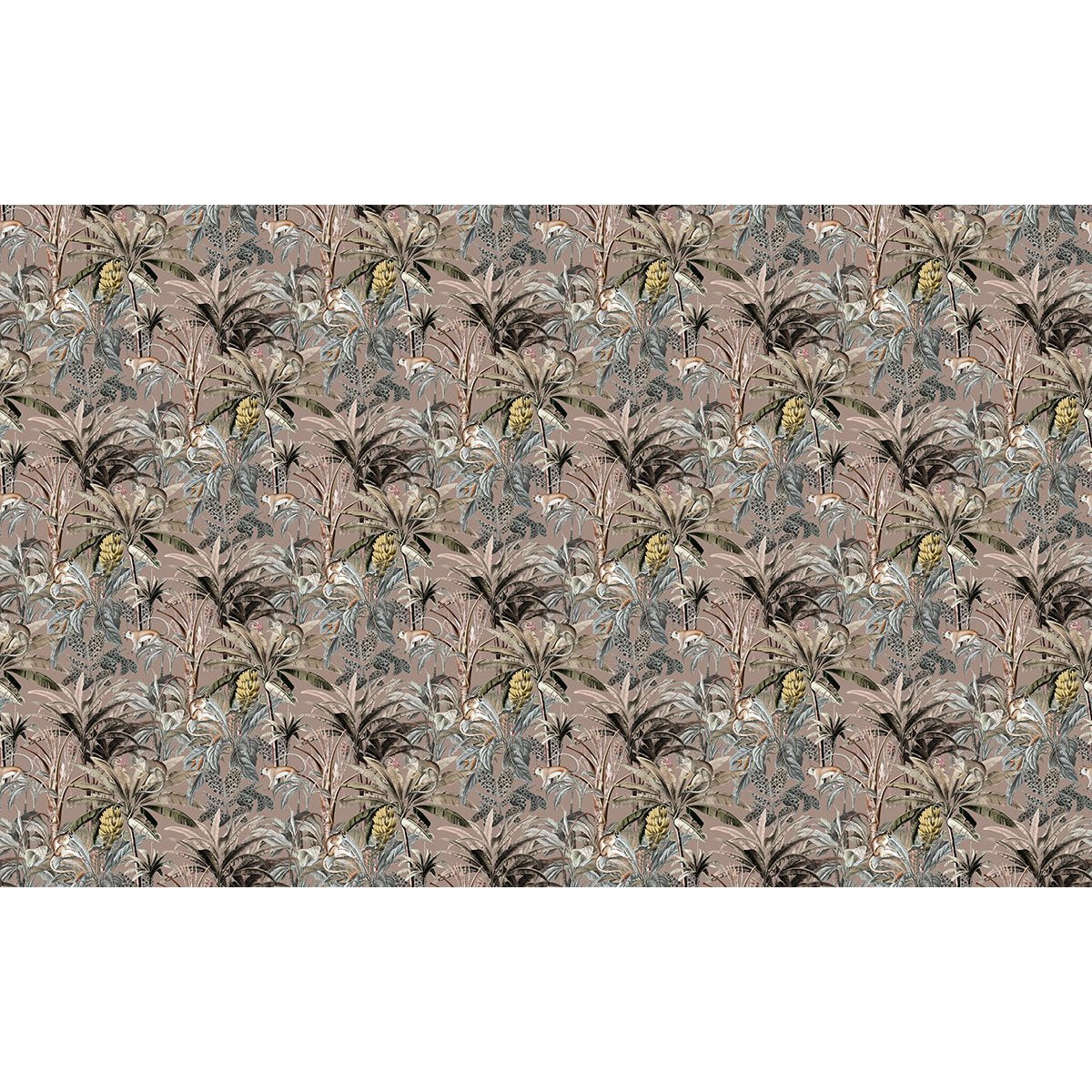 Papier peint panoramique - Motif Feuilles tropicales