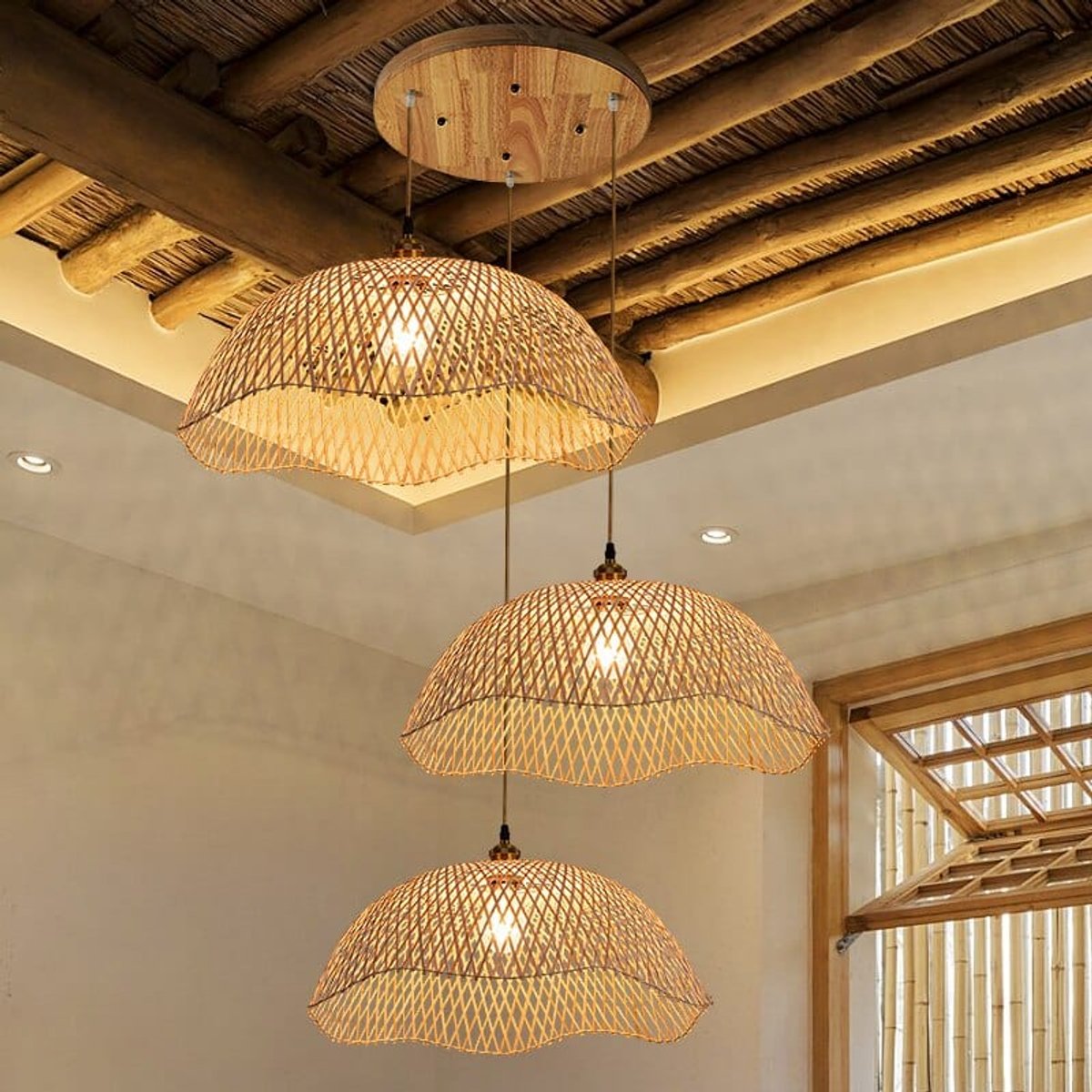 Suspension Filaire Bambou