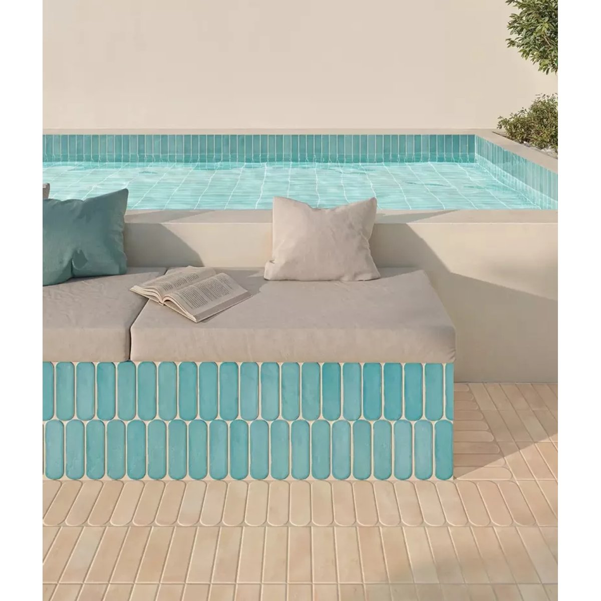 Carrelage Zellige Bleu Turquoise CASABLANCA Water
