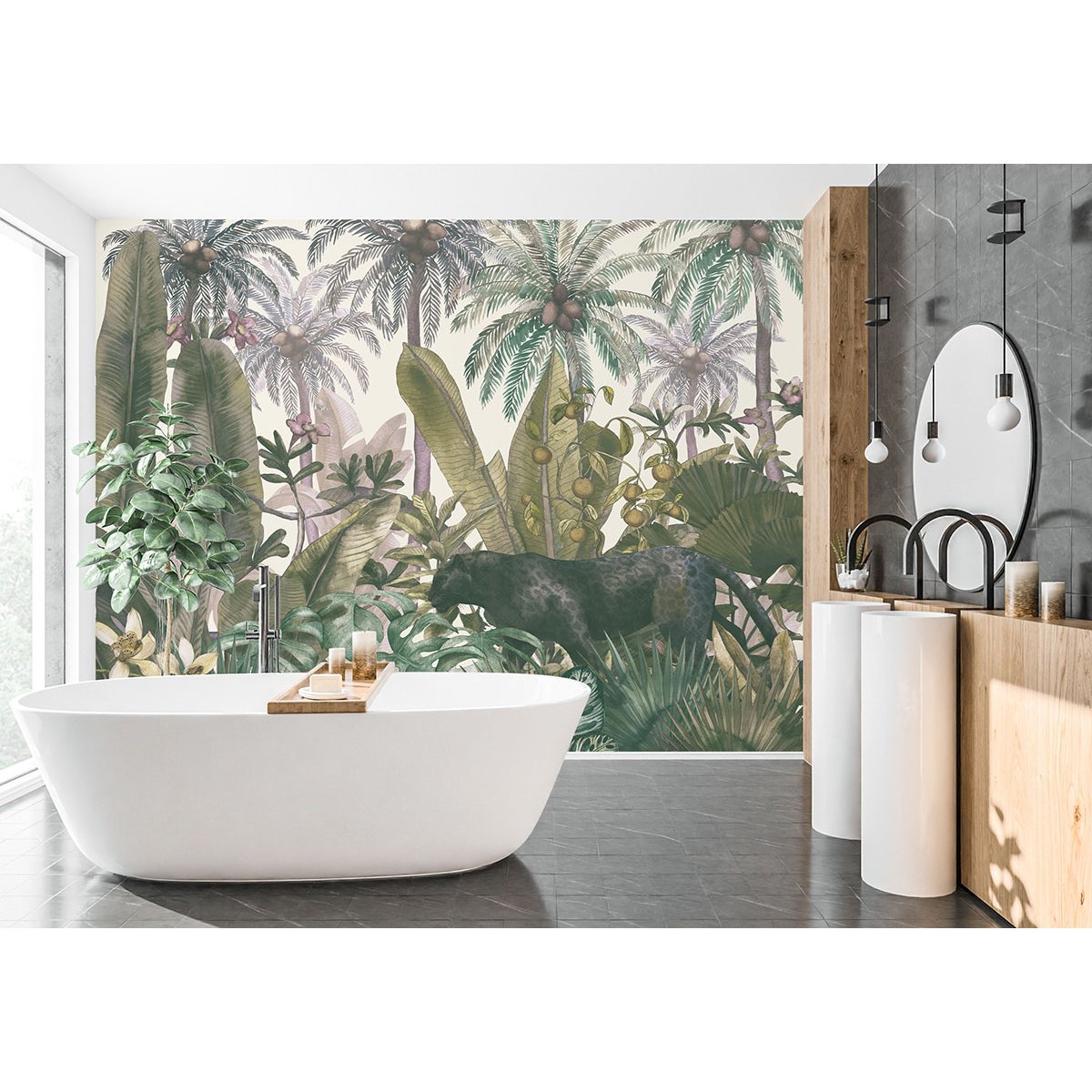Papier peint panoramique - Forêt tropicale