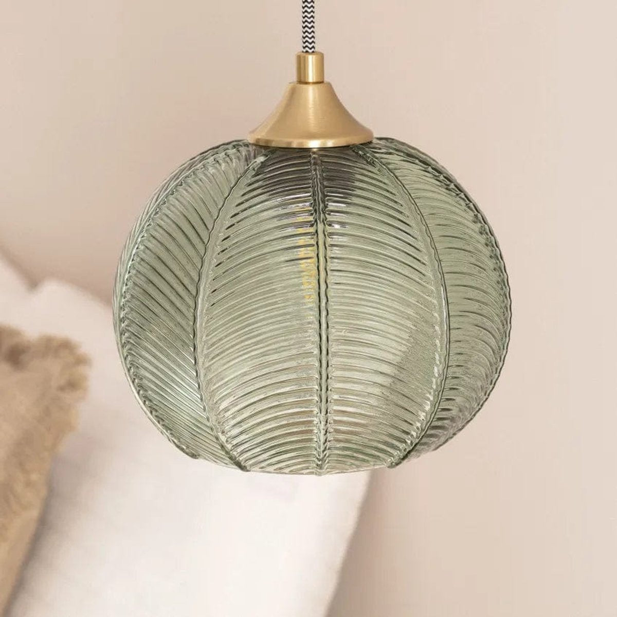 Suspension en Verre Vintage