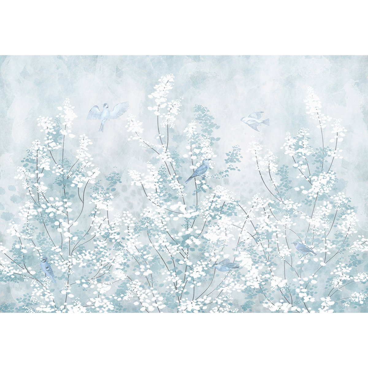 Papier peint panoramique - Fleurs