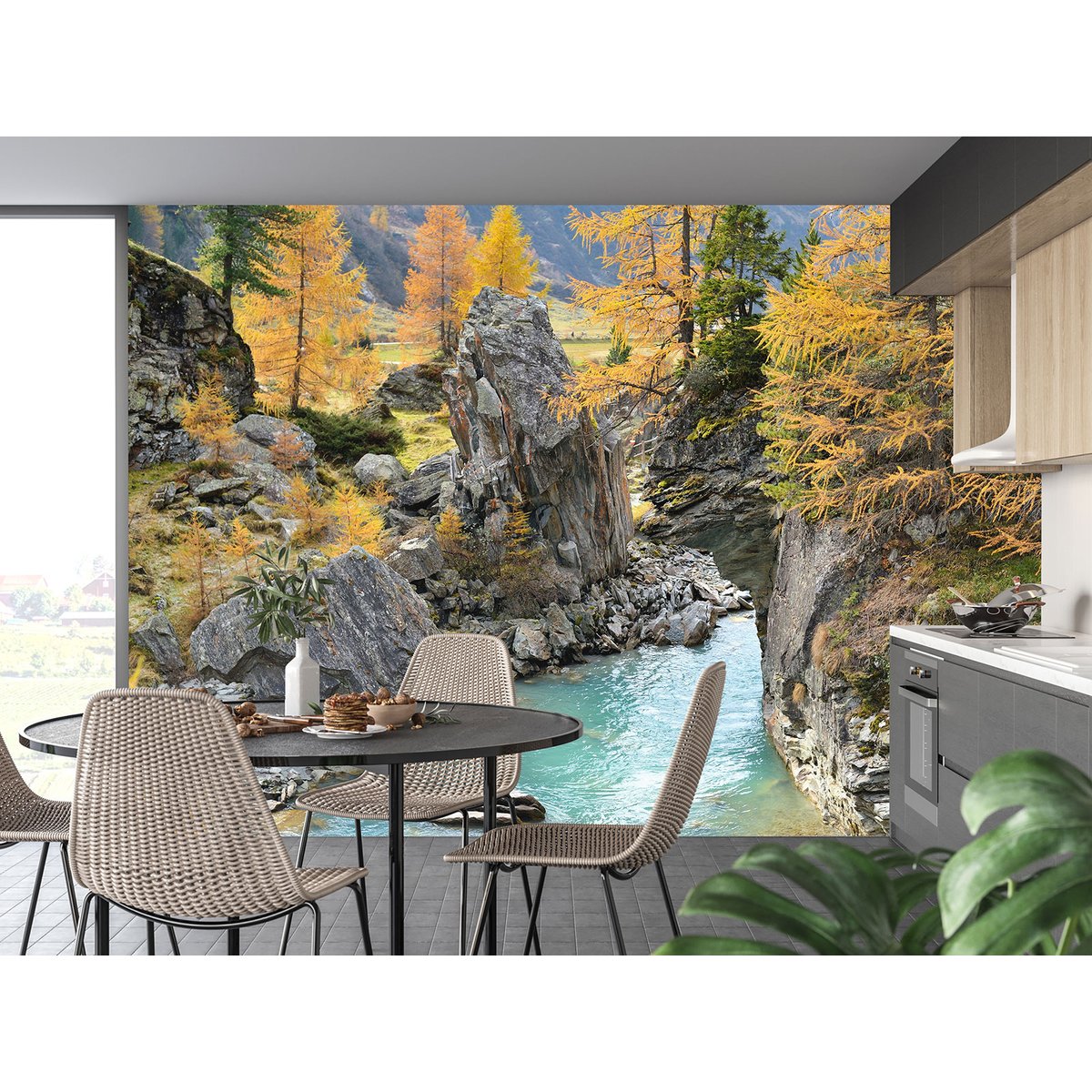 Papier peint panoramique - Rivière