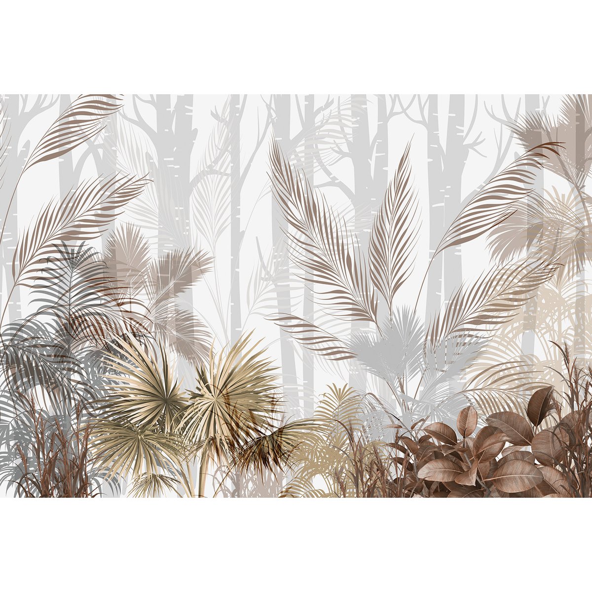 Papier peint panoramique - Plantes Tropicales