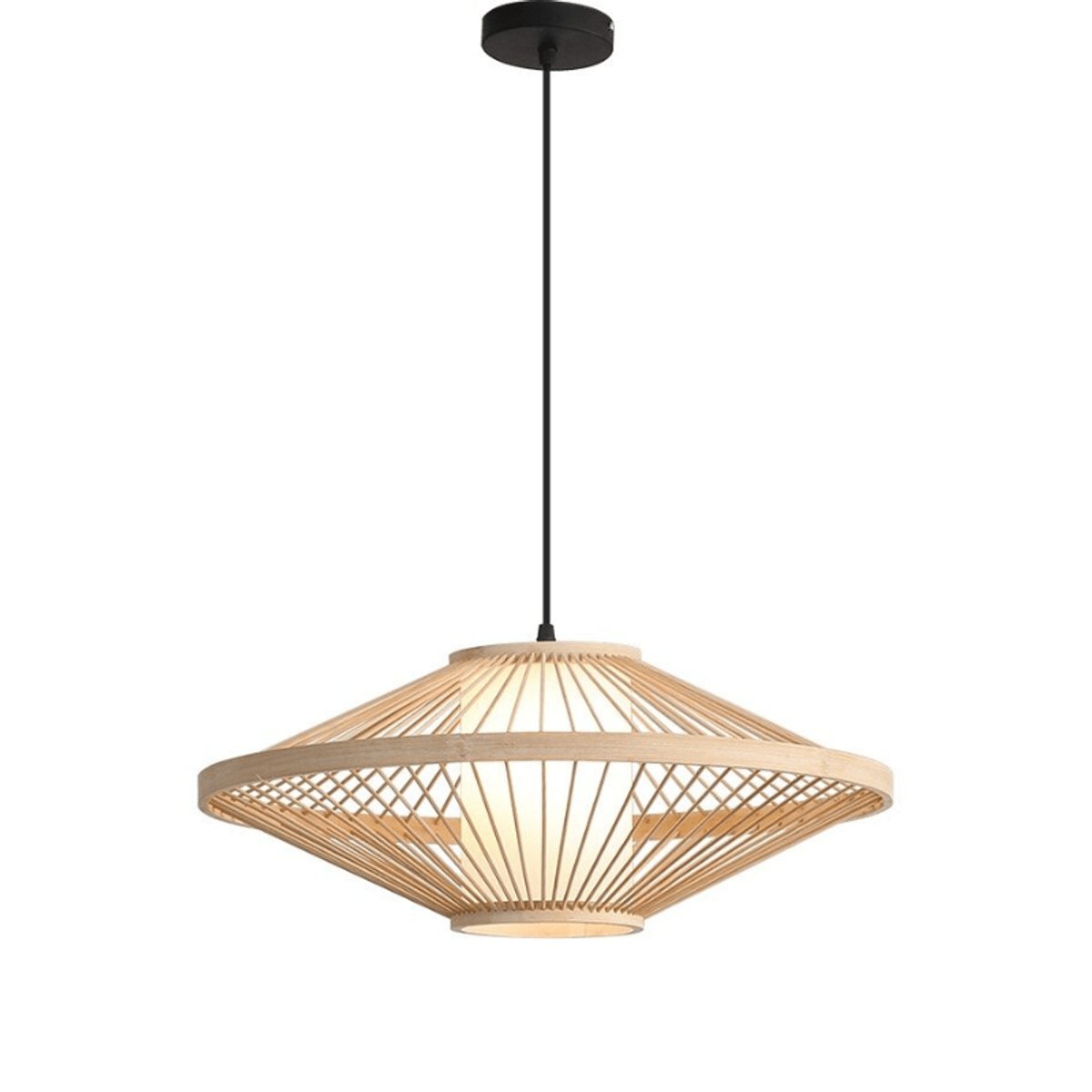 Suspension Saturne Bambou