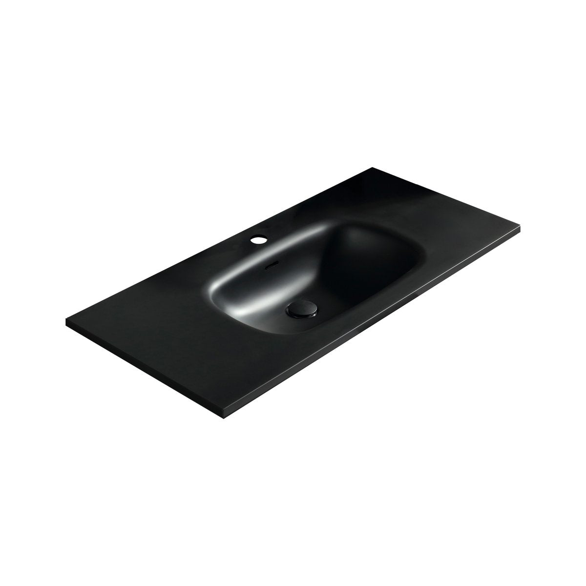 Ensemble salle de bain 120 cm noir Aqualinea