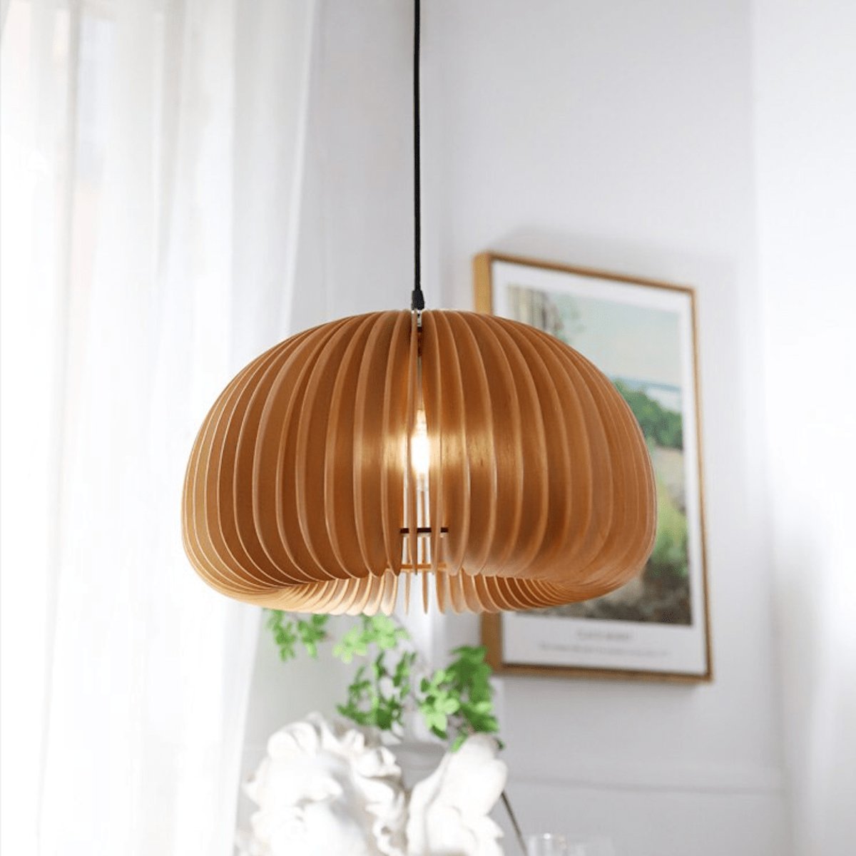 Suspension Lamelle Bois
