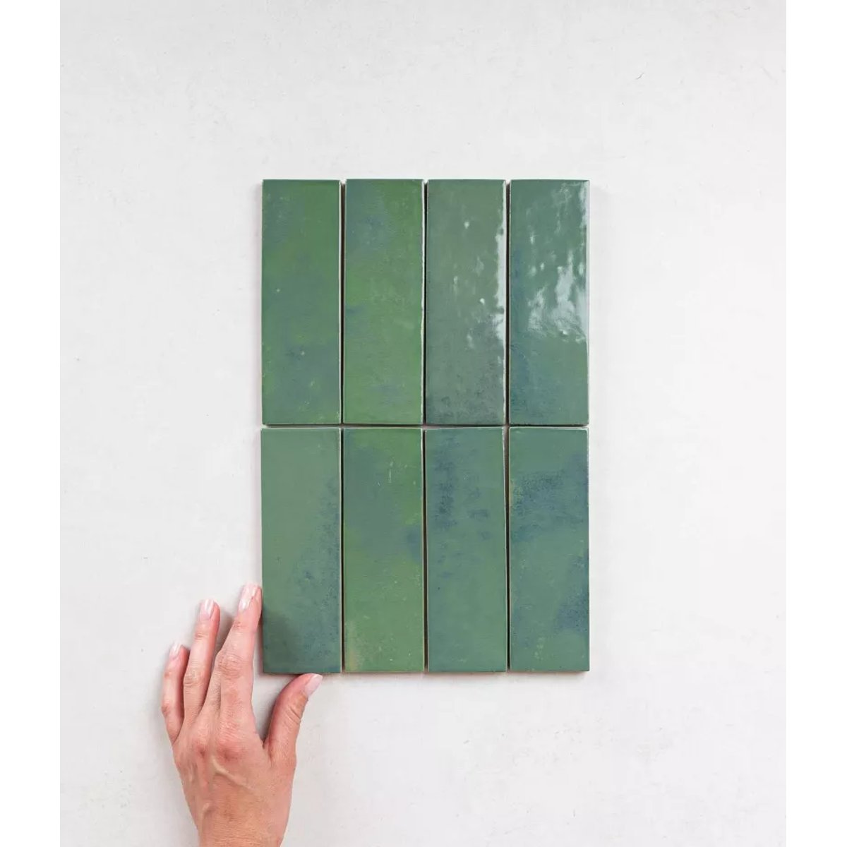 Carrelage intérieur Effet Zellige Vert Olive BEJMAT Olive