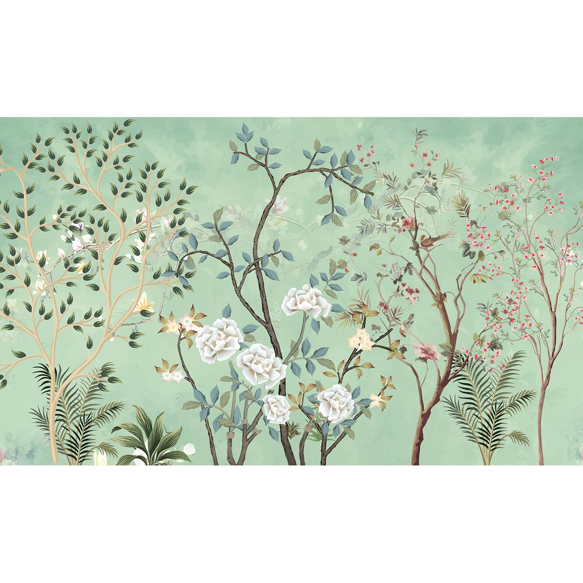 Papier peint panoramique - Fleurs