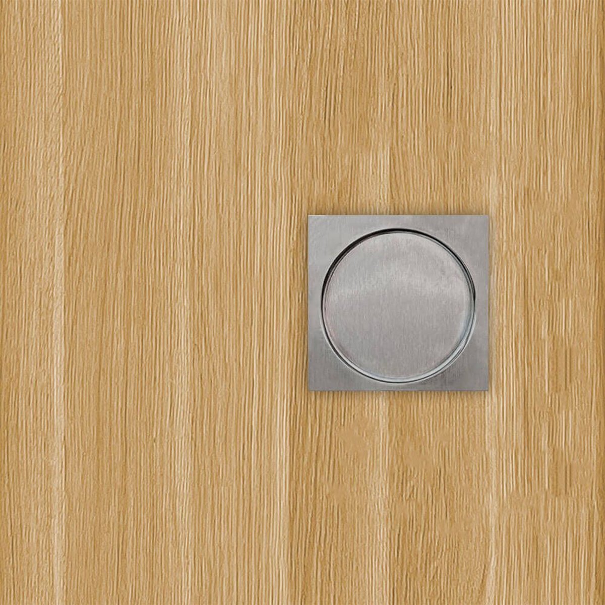 Porte coulissante applique Matild avec serrure