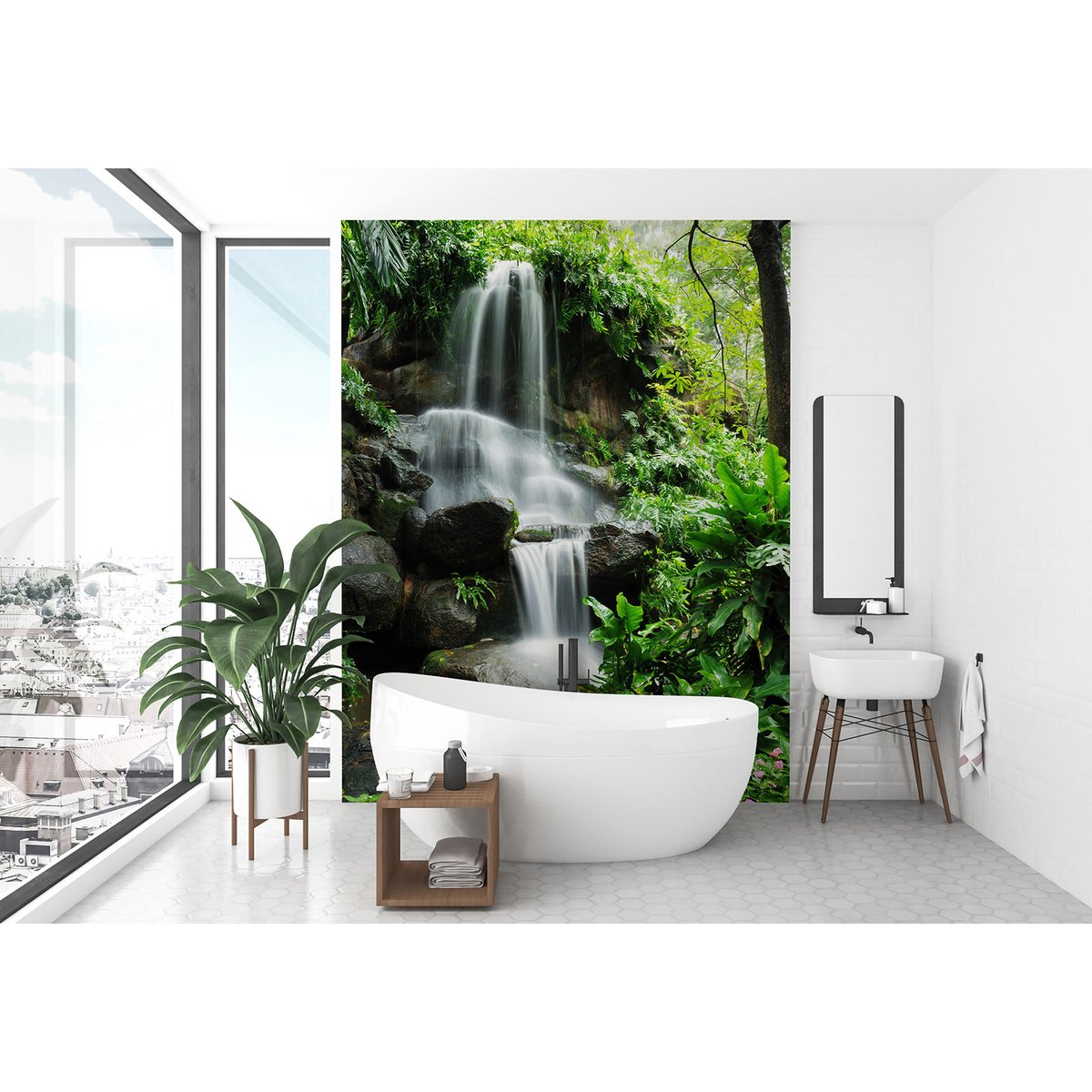 Papier peint panoramique - Cascade