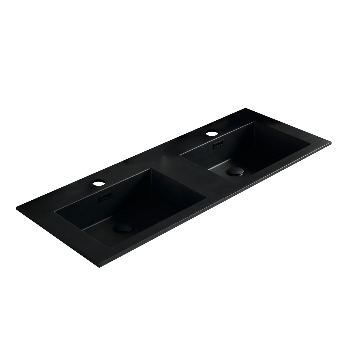 Robinet mitigeur haut strié noir mat