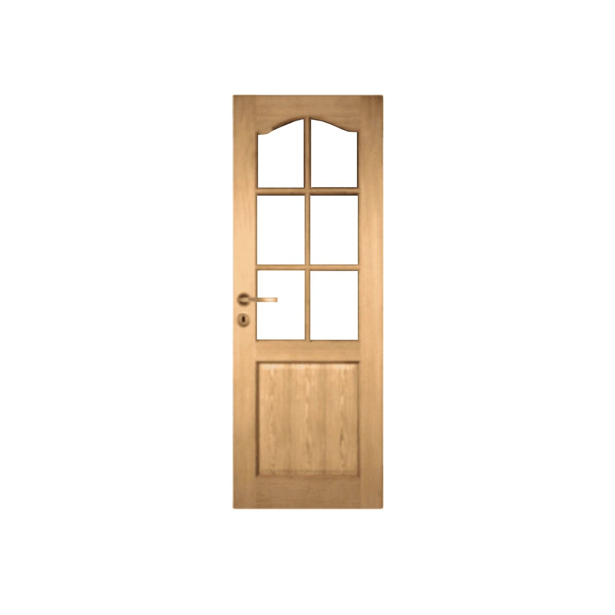 Porte nue, sans cadre, bois Chêne