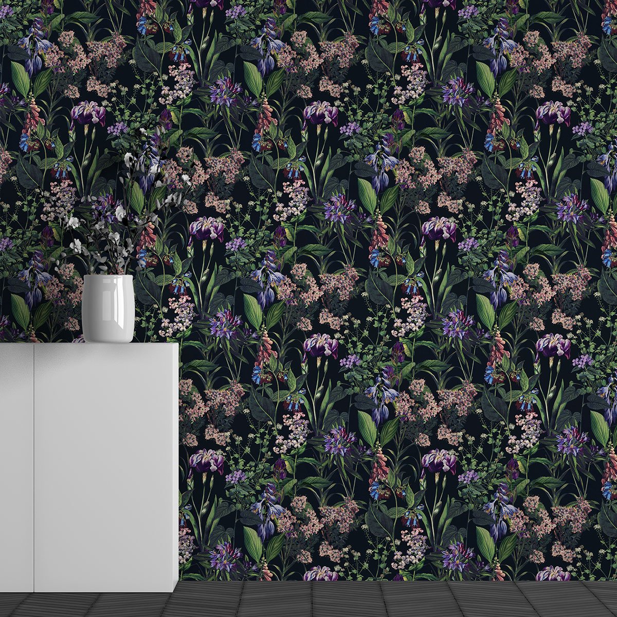 Papier peint panoramique - Motif Fleurs