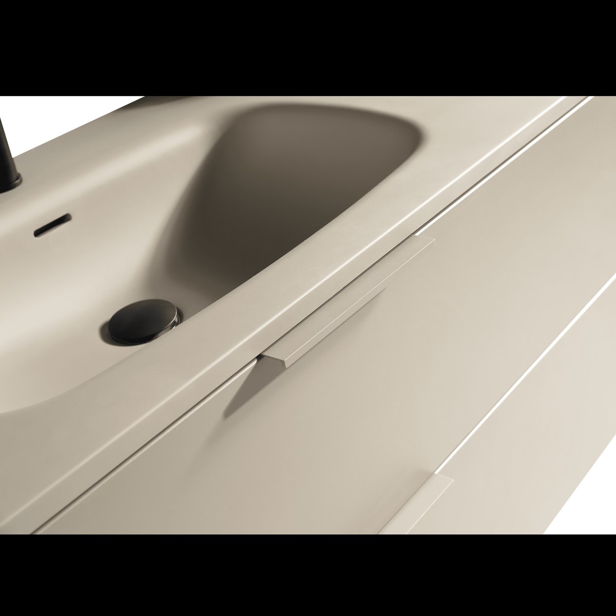 Robinet mitigeur haut strié chrome