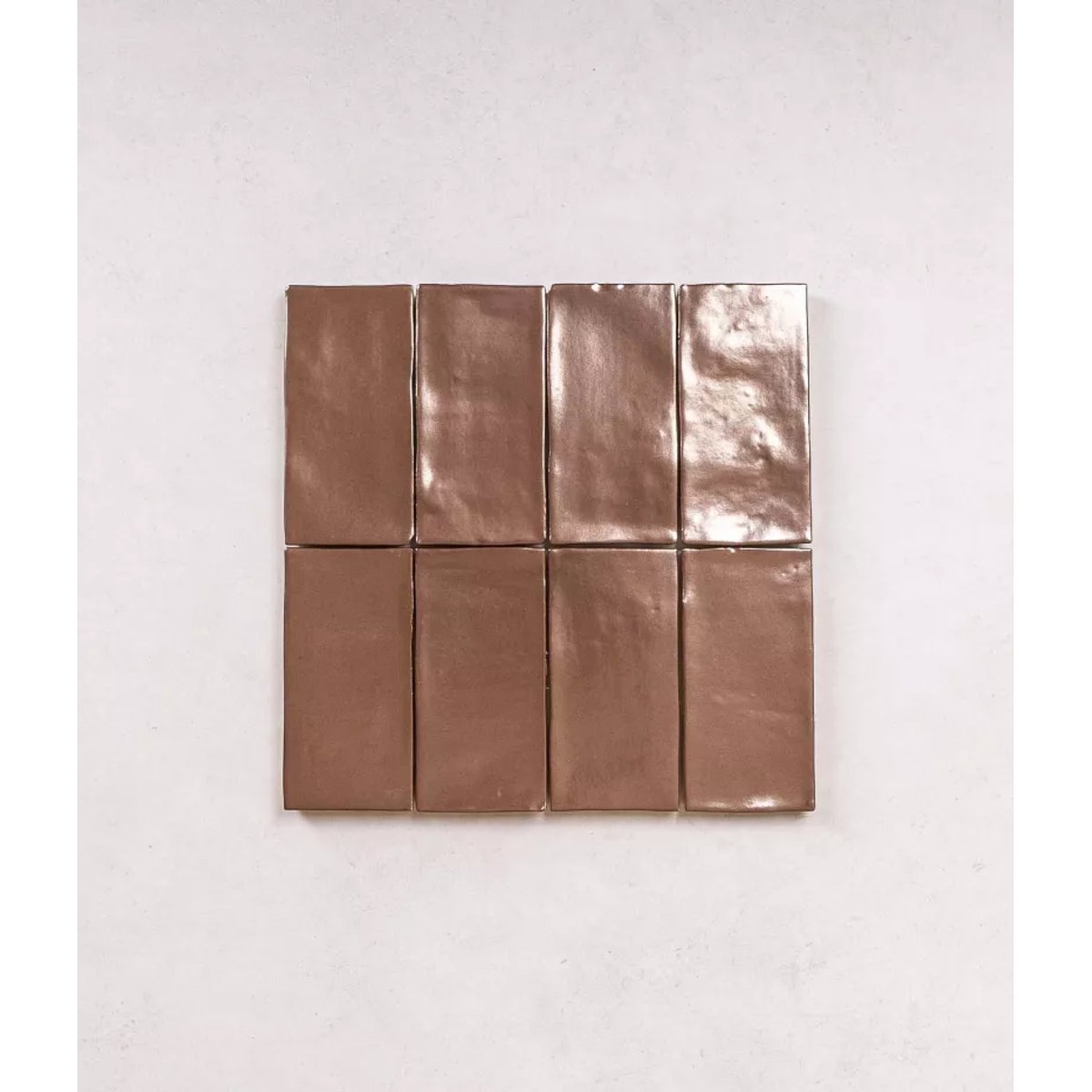 Carrelage Zellige Marron FEZ Brillant Copper