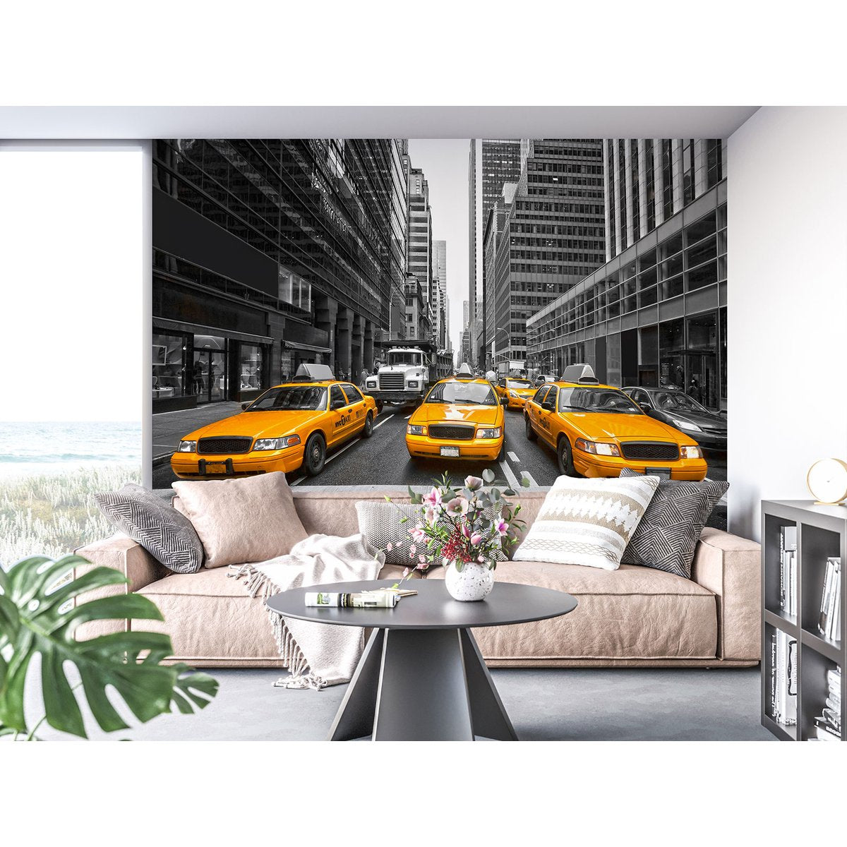 Papier peint panoramique - New York Taxis